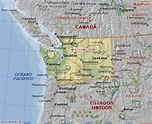 Mapa geografico del estado de Washington y su geografia