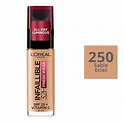 Base de maquillaje L'Oréal Infallible 32h fresh wear 250 sable eclat 30 ...