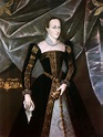 1561-5 Mary Stuart "Scuola scozzese, c. 1561-65, Blairs Museum, Blairs (Aberdeen). Il ritratto ...