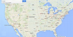 10+ Map of the united states google maps image HD – Wallpaper