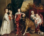 查理一世五子女The Five Eldest Children of Charles I Anthony van Dyck油画作品欣赏 ...