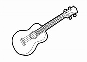 ukulele-outline-vector-illustration