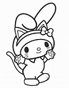 Dibujos de My Melody Bonita para Colorear para Colorear, Pintar e ...