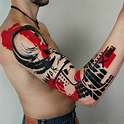 MyTattoo.com | Trash Polka: What's behind the black and red tattoos?