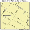 Englewood New Jersey Street Map 3421480