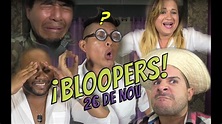 ¡DISFRUTA LOS BLOOPERS DE ESTA SEMANA! - QUIENTV 26 NOV - YouTube