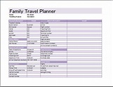 Trip Schedule Template – printable schedule template
