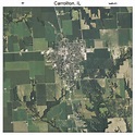 Aerial Photography Map of Carrollton, IL Illinois