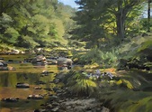 Painting : "Summer Afternoon" (Original art by Tom Hughes Paintings)