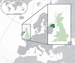 Grande mapa de localización de Irlanda del Norte | Irlanda del Norte ...