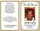 Writing Obituary Template - Printable Word Searches