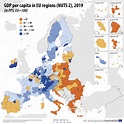 GDP PER CAPITA EU REGIONS 2019 : r/europe