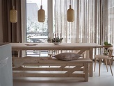 apinchofstyle.com | Lampen von Ferm Living über unseren DIY-Esstisch ...