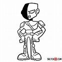 How to draw Slade chibi | Teen Titans - Step by step drawing tutorials ...