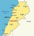 レバノン共和国レバノンベクトルマップ - レバノン共和国のベクターアート素材や画像を多数ご用意 - レバノン共和国, 地図, 2015年 ...