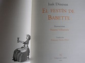 Lecturas inquietantes: Isak Dinesen, El festín de Babette