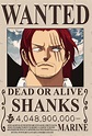 Shanks bounty (One Piece Ch. 957) by bryanfavr on DeviantArt One Piece ...