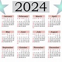 Vector De Calendario De 2024 Meses Descarga gratuita de plantilla en ...