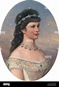 Portrait of Elisabeth of Bavaria with Diadem. Artist: Bitterlich ...