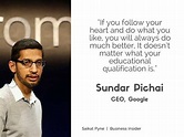 Leadership lessons from Google CEO Sundar Pichai | BusinessInsider India