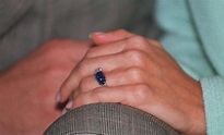 Princess Marie-Chantal of Greece Sapphire Cabochon Engagement Ring ...