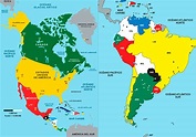 Mapa Político de América: Países y Capitales (2023)