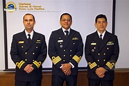 Oficiais da Marinha do Brasil em intercâmbio com a US Navy na Base ...