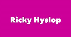 Ricky Hyslop - Spouse, Children, Birthday & More