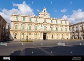 Gebäude der Universität von Catania, die älteste Universität in ...