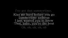 Lana Del Rey-Summertime sadness(lyrics) - YouTube