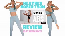Personal Trainer Tries Heather Robertson's 10 Minute Standing ABS At ...
