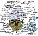 Map Of Hertfordshire | England map, Hertfordshire, Map of britain