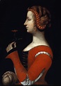 Porträt von Laure (Laura) von Noves (1308-1348), Aimee Frau von ...