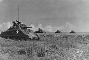US 11th Armored Division Sherman Tanks during Maneuvers 1944 | World ...