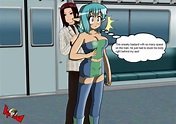 On The Train by Super-Kyo on DeviantArt