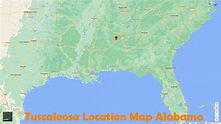 Tuscaloosa Alabama Carte et Image Satellite