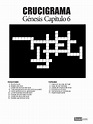 Genesis 6 Crucigrama | PDF | Arca de Noé | Noé