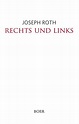 Rechts und links - Joseph Roth (Buch) – jpc