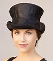 Women's Black Top Hat, Formal Hat, Downton Abbey hat, Derby hat, Mad ...