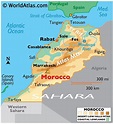 Morocco Political Map | lupon.gov.ph