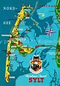 Sylt Landkarte der Insel Sylt Kat. Sylt Ost Nr. kg59309 - oldthing ...