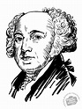 John Adams FREE Stock Illustration: U.S. President Portrait Royalty ...