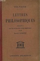 LETTRES PHILOSOPHIQUES by VOLTAIRE: DELAGRAVE Couverture rigide - Le-Livre