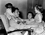 Robert Shaw his wife Jennifer Bourke and their two children during ...