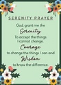 10 Best The Serenity Prayer Printable Version PDF for Free at Printablee