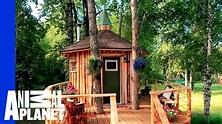 Alaskan Treetop Sauna | Treehouse Masters: Behind the Build - YouTube