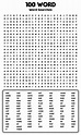 20 Best 100 Word Word Searches Printable PDF for Free at Printablee