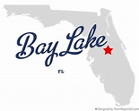 Map of Bay Lake, FL, Florida