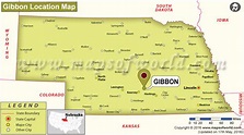 Where is Gibbon Located in Nebraska, USA