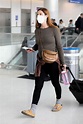 Pregnant BONNIE WRIGHT Arrives at LAX Airport in Los Angeles 04/28/2023 ...
